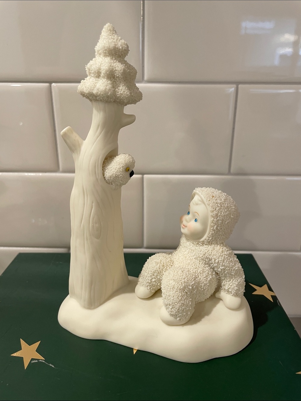 2001 Department 56 Snowbabies Owl-ways Watching Over You figurine.